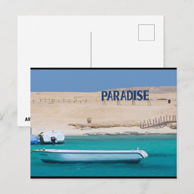 Simply Paradise Postcard (Front/Back)