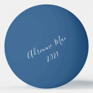 Simply Personalised Blue Ping Pong Ball