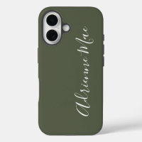 Simply Personalised Camo Green Case-Mate