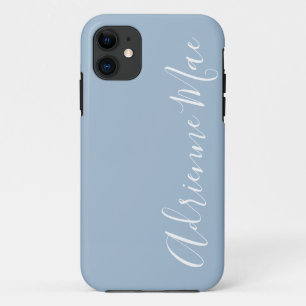 Simply Personalised Dusty Blue Case-Mate Case-Mate iPhone Case