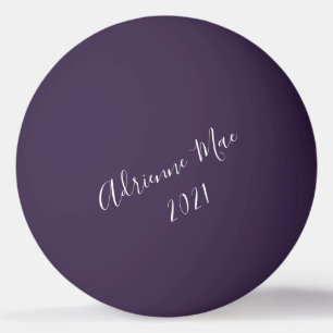 Simply Personalised Purple Ping Pong Ball