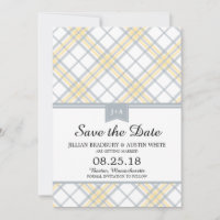 Simply Plaid | Save the Date