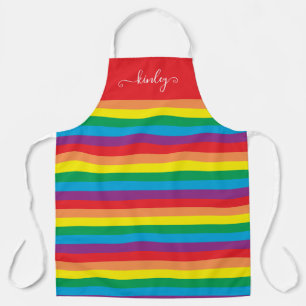 Simply Rainbow Pattern Apron