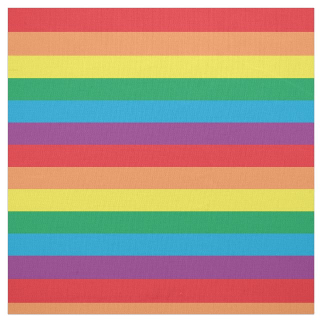 Simply Rainbow Pattern Fabric (Swatch)