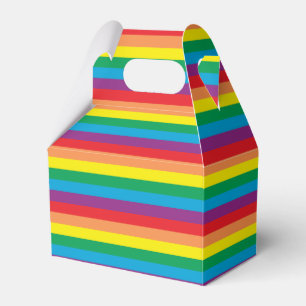 Simply Rainbow Pattern Favour Box