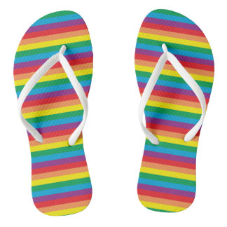 Simply Rainbow Pattern Jandals