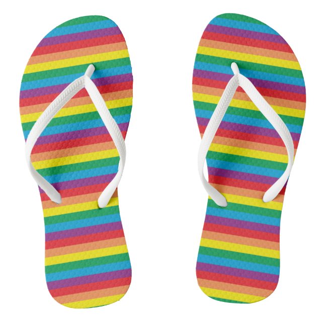 Simply Rainbow Pattern Jandals (Footbed)