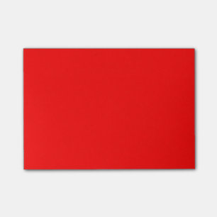Simply Red Solid Colour Post-it Notes