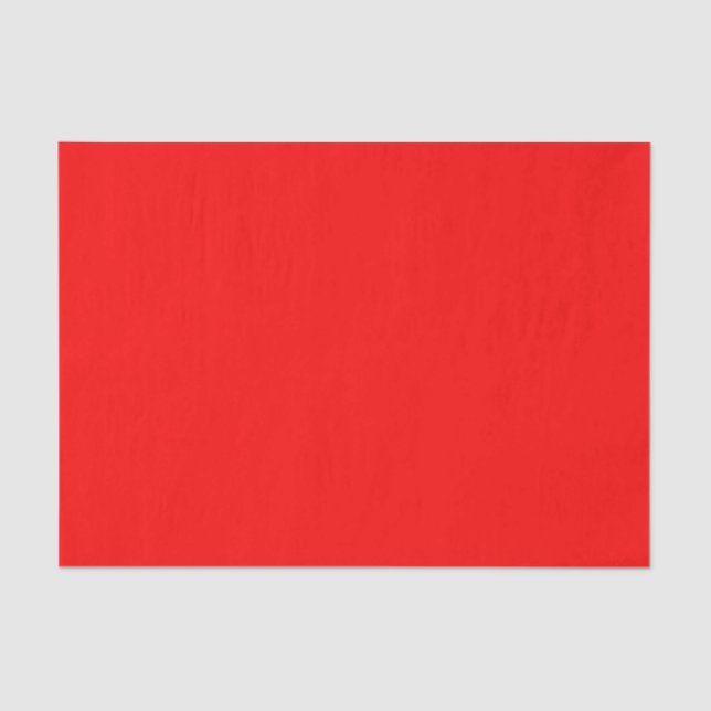 Simply Red Solid Colour Tissue Paper (Front)