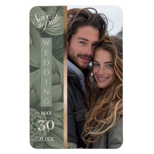 Simply Sage Luxe Bloom Flexible Photo Magnet