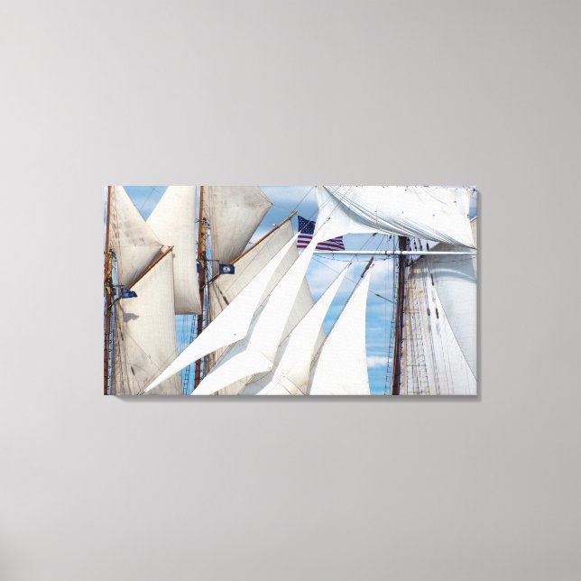Simply Sails Canvas Print (Front)