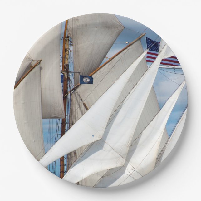 Simply Sails Paper Plate (Front)