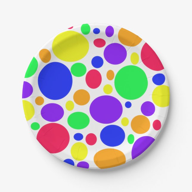 Simply Scrumptuous SPOTS Paper Plate (Front)