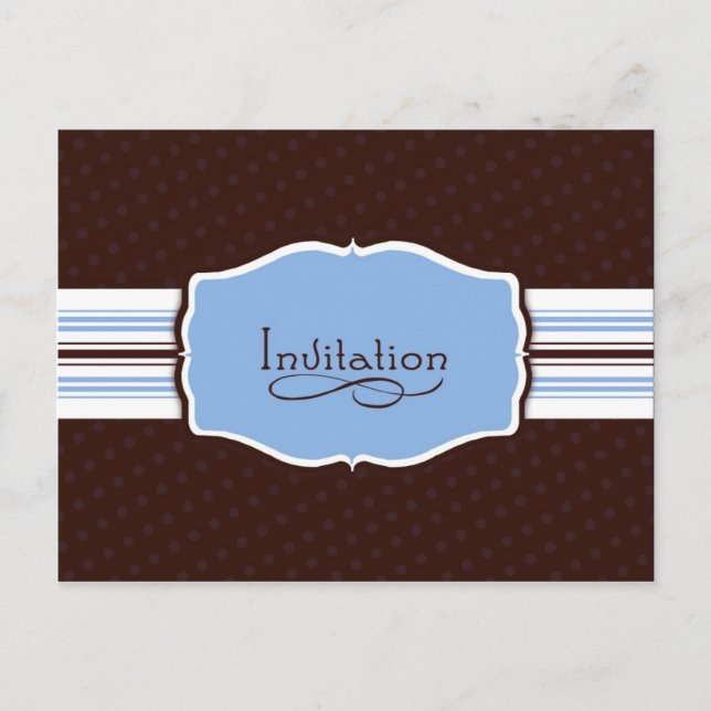 Simply Sent Invitation Postcard (Front)