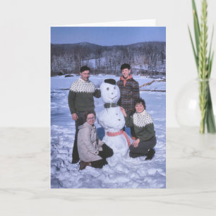 SIMPLY SNOWMAN Greeting Card