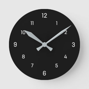Simply square dials wall clock with white dials