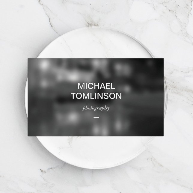 Simply Stated Photographer's Business Card (Creator Uploaded)