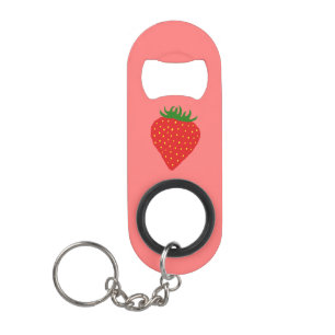 Simply Strawberry custom bottle opener