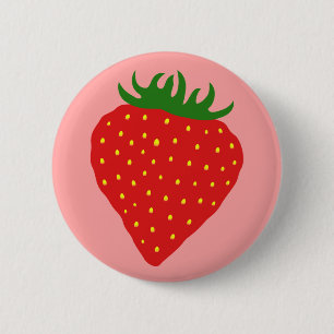 Simply Strawberry custom button
