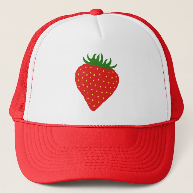 Simply Strawberry custom hat - choose colour (Front)