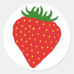 Simply Strawberry custom stickers