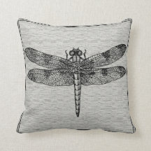 Simply Stunning Dragonfly Throw Pillow