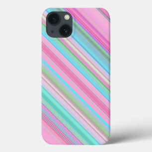 Simply Stunning Stripes-Pink iPhone 13 Case
