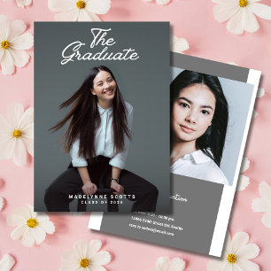 Simply Styled The Graduate Photo Invitation