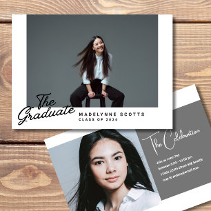 Simply Styled The Graduate Photo Invitation