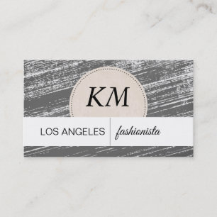 Simply Stylish Wood Vintage Business Card