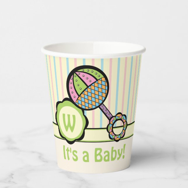 Simply Sweet Rattle Paper Cup (Left)