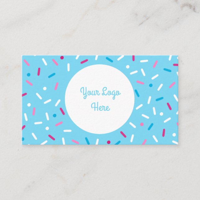 Simply Sweet Sprinkle covered Professional Business Card (Front)