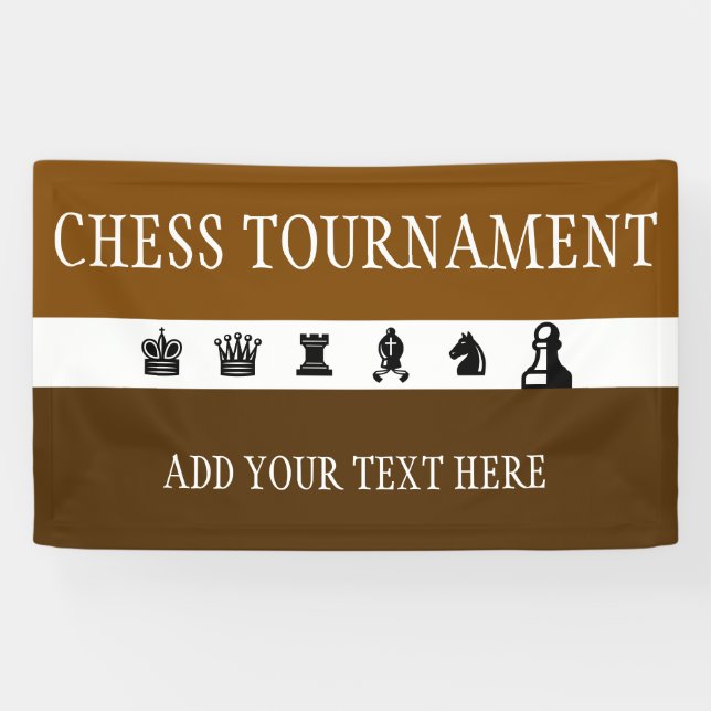 Simply Symbols - CHESSMEN + your ideas Banner (Horizontal)