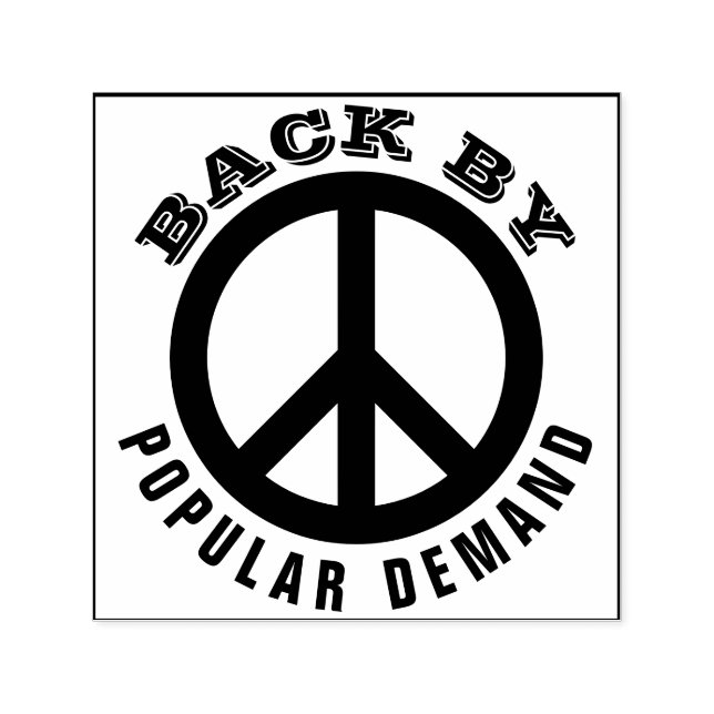 Simply Symbols / Icons - PEACE + ideas Self-inking Stamp (Design)