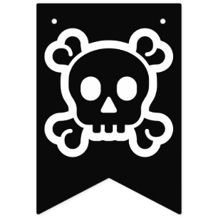 Simply Symbols / Icons - SKULL & BONES + ideas Bunting