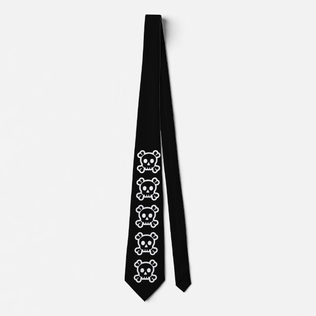 Simply Symbols - SKULL + your ideas Tie (Front)