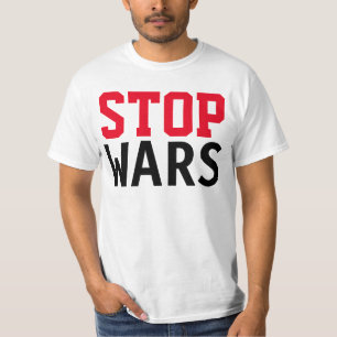 Simply text design "STOP WARS" T-Shirt