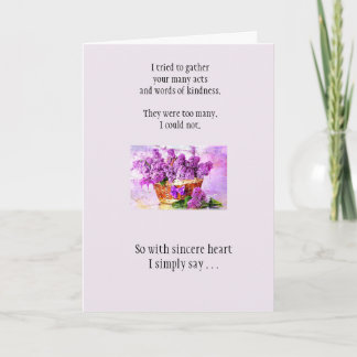 Simply Thank You Card