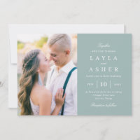 Simply United Photo Wedding Invitation SUN
