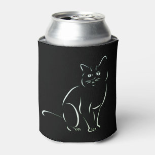 Simply White Kitty Cat Can Cooler