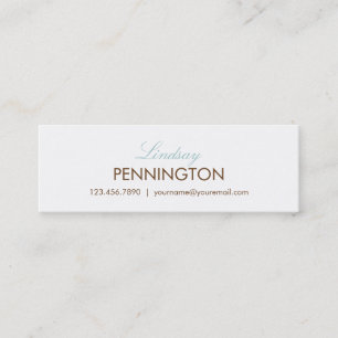Simply Yours Modern Skinny Calling Cards