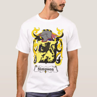 Simpson Family Coat of Arms T-shirt