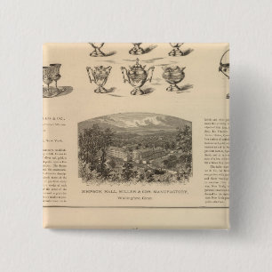 Simpson, Hall, Miller and Traveller's Company 15 Cm Square Badge
