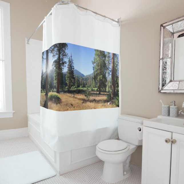 Simpson Meadow - Sierra Shower Curtain (In Situ)