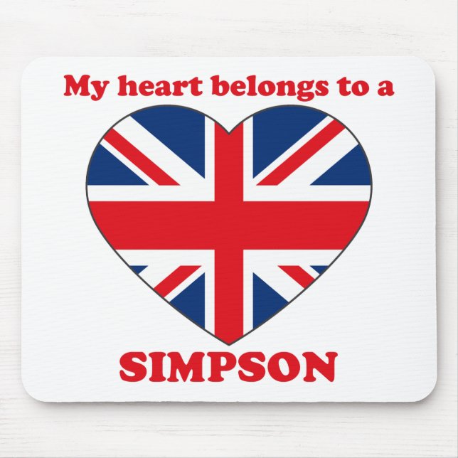 Simpson Mouse Pad (Front)