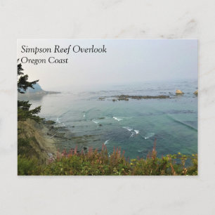 Simpson Reef Overlook, Oregon Coast Postcard