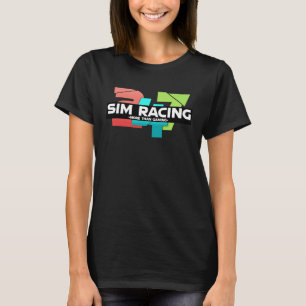 SimRacing More than Gaming Steering Wheel Racing T-Shirt