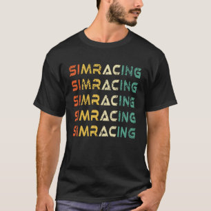 SimRacing Vintage SIMRACING Gaming and Racing T-Shirt