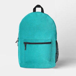 Simulated Crocodile Blue Backpack