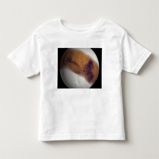 Simulated view of Mars Toddler T-Shirt (Front)